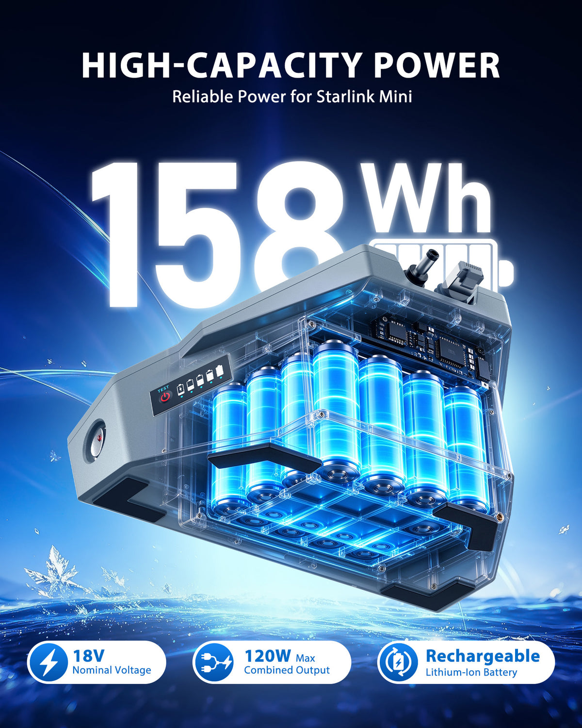 Ravion® battery Gen 2 for Starlink Mini