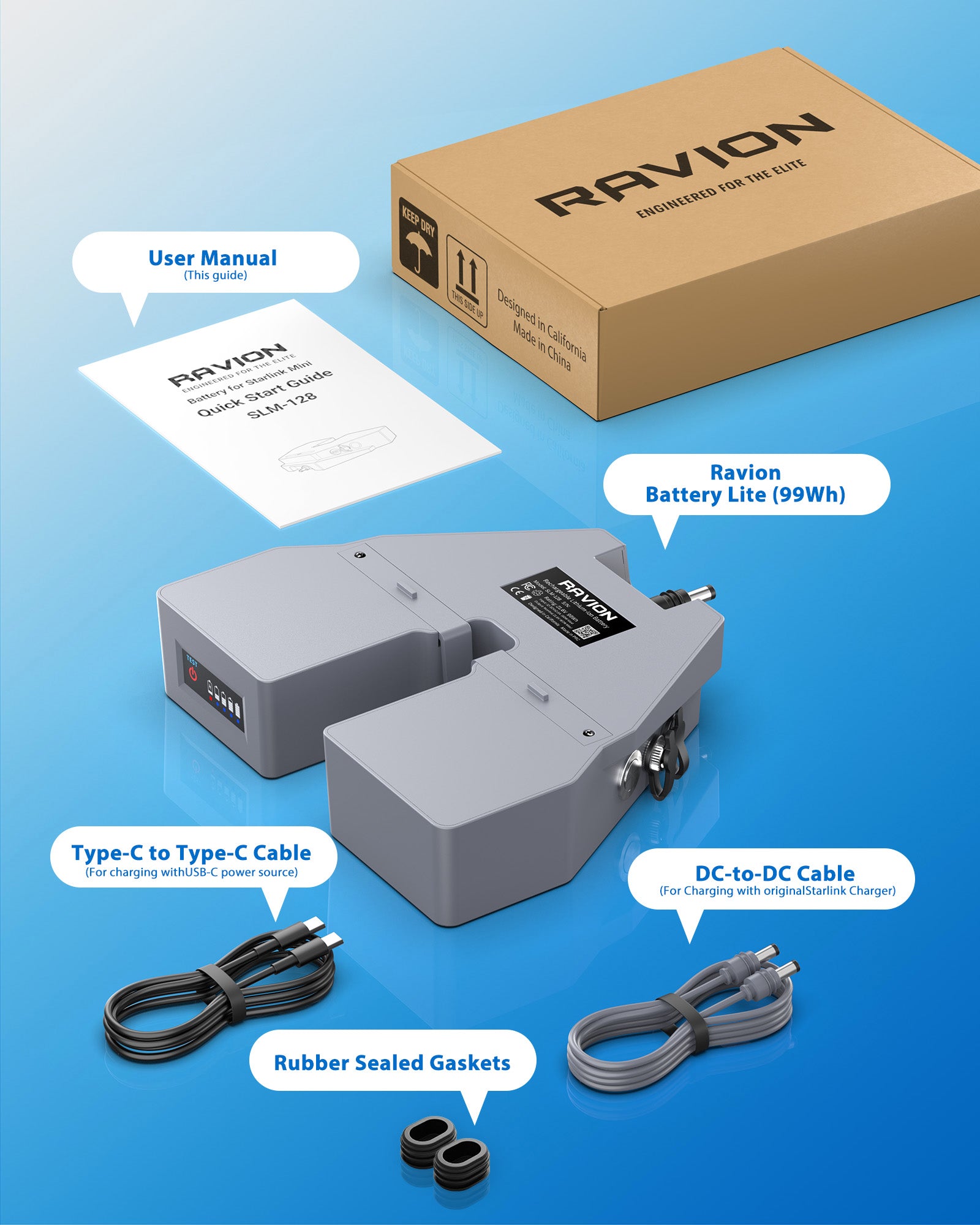 Ravion® battery Lite For Starlink Mini