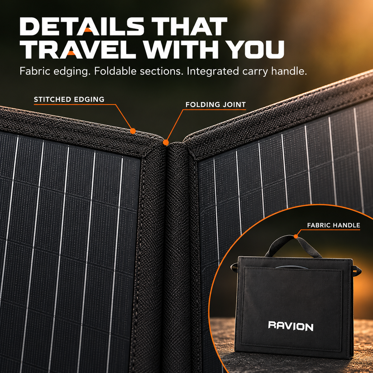 Ravion® 74W Solar Panel – Designed for Ravion Battery