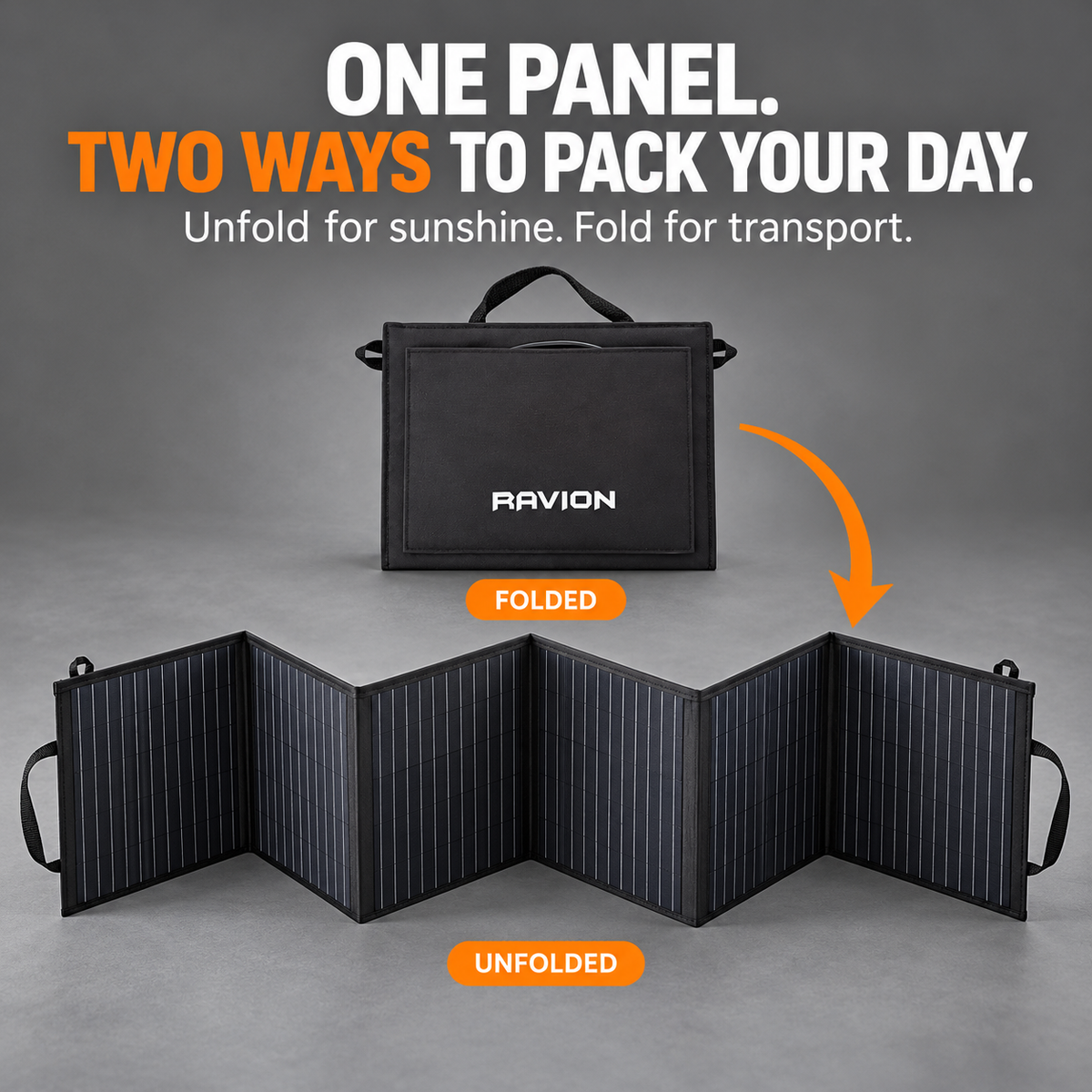 Ravion® 74W Solar Panel – Designed for Ravion Battery