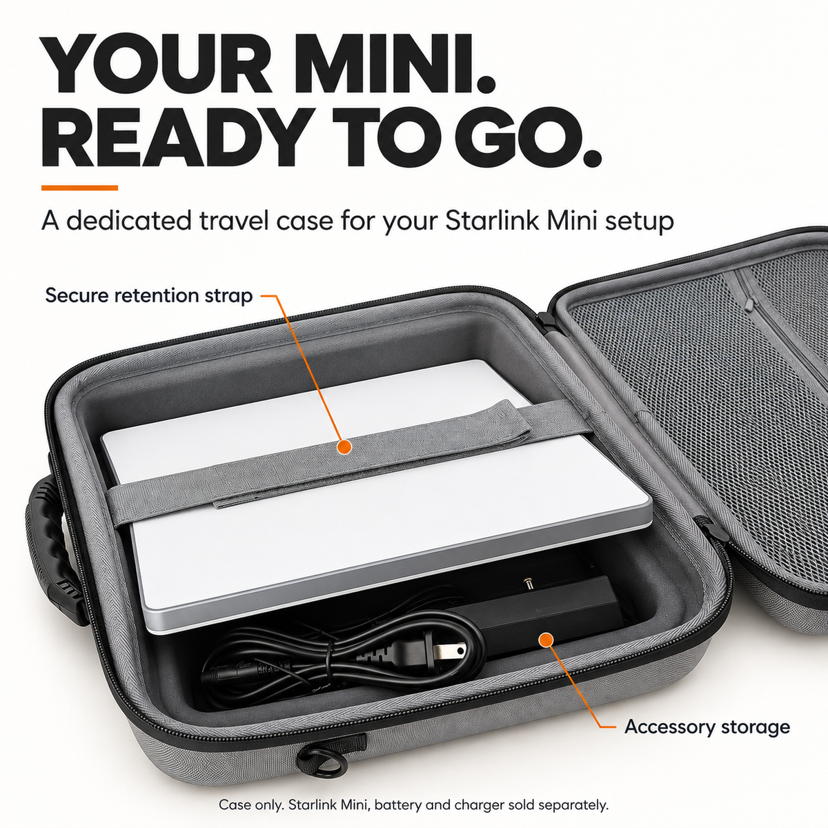 Ravion® Battery Travel Case for Starlink Mini