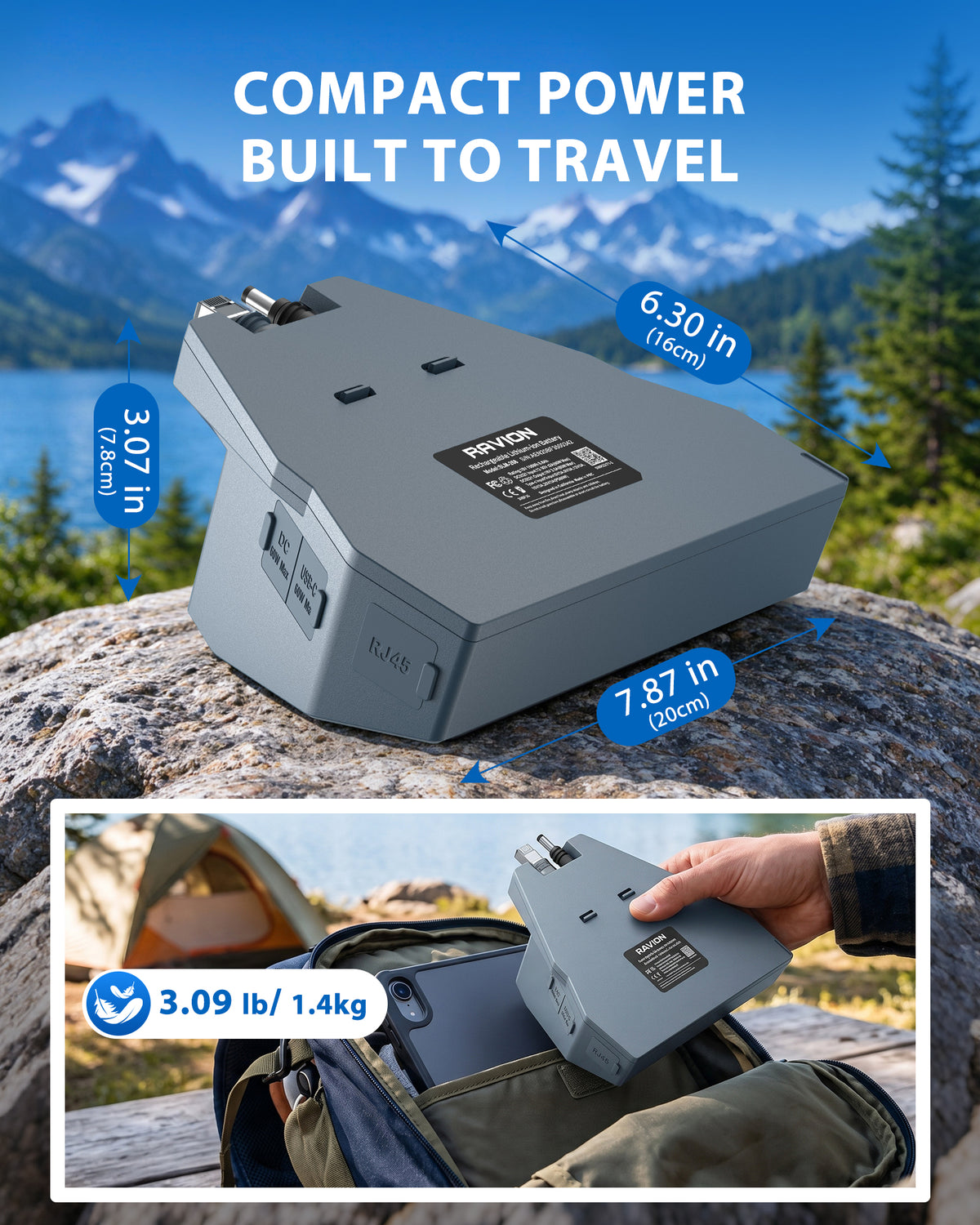 Ravion® battery Gen 2 for Starlink Mini